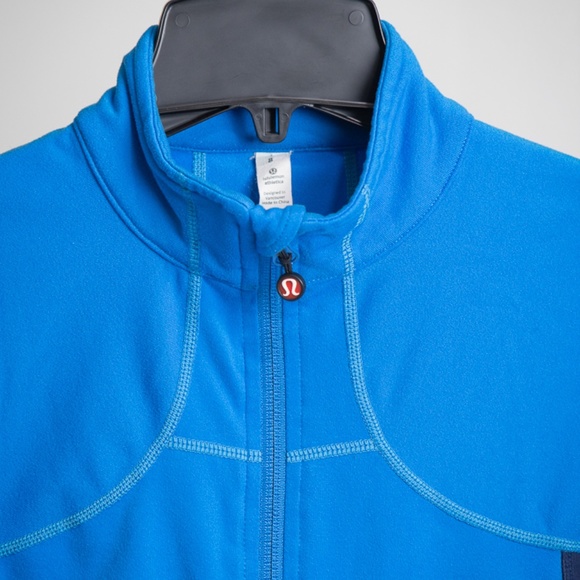 Ladies Small Lululemon Blue Zip Up Jacket - Picture 3 of 5